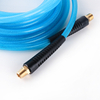 Durable Reinforced High Pressure Pu Braided Air Hose 1/4 ID with NPT fittings