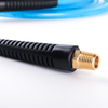 Durable Reinforced High Pressure Pu Braided Air Hose 1/4 ID with NPT fittings