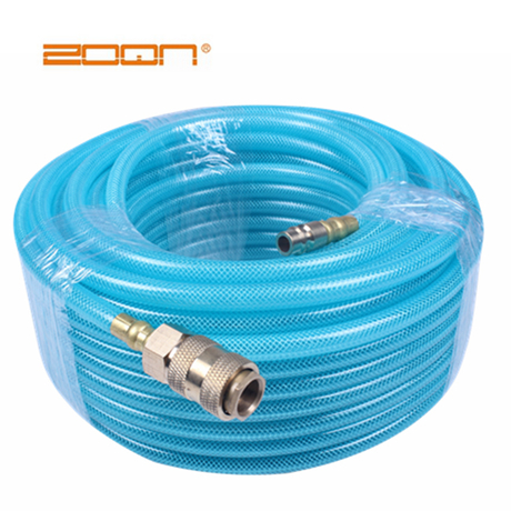 Pu Braided Hose High Quality Air Pressurepipes, High Pressure Resistant Low Temperature Resistant Europe Type Quick Couplers