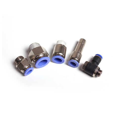 Free sample High quality brass male straight plastic threaded tube fitting